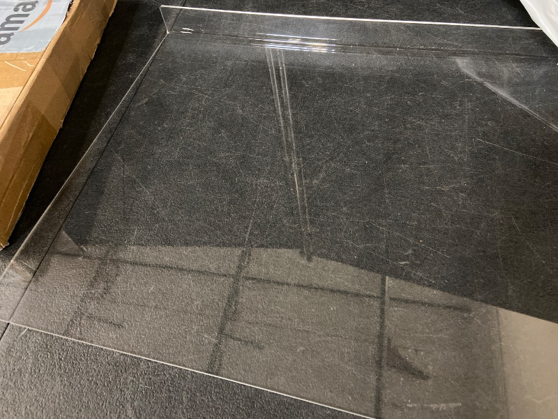 Photo 1 of 24inch Long, Single Floating Shelf, Clear Acrylic, Customizable! (8" deep)