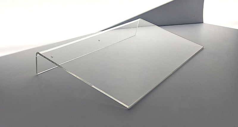 Photo 1 of 24inch Long, Single Floating Shelf, Clear Acrylic, Customizable! (8" deep)