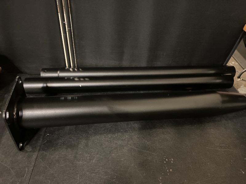 Photo 1 of Street Light Pole - Black Outdoor Metal Street Lamp Post for Lights (10ft)