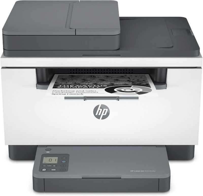 Photo 1 of HP Laserjet MFP M234sdw Wireless Monochrome All-in-One Printer with Built-in Ethernet & Fast 2-Sided Printing, Instant Ink Ready (6GX01F) (Renewed)