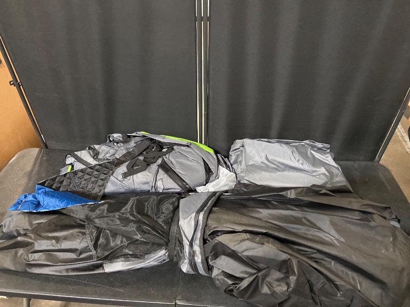 Photo 1 of JOYTUTUS SUV Tent with Screen Porch and Awning for Family Camping, Big Space Car Tent for 4-9 Person, Dual-Use SUV or Camping with Rainfly, Double Door, Starry Sky Roof, Fit for SUV Car Van
