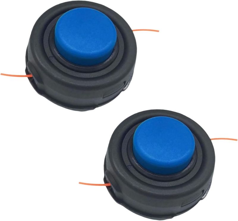 Photo 1 of T35 Trimmer Head Compatible with Husqvarna Weed Eater Prewound Replacement (2 Pack)
