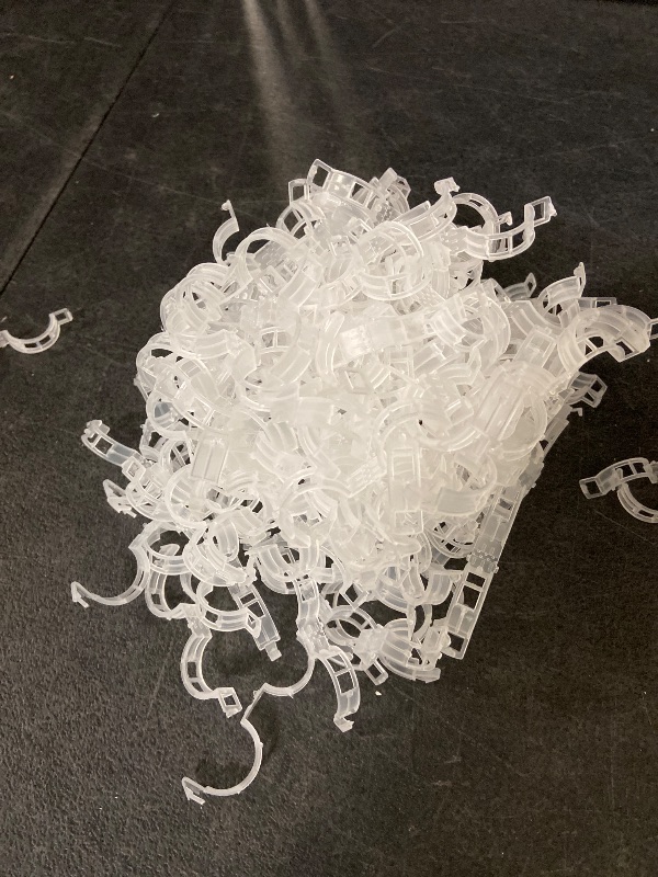 Photo 1 of 200 Pcs Plastic Trellis Plant Support Clips for Support, Grape and Tomato Vine, Vegetables Plants, Garden Clips to Grow Upright Makes Plants Healthier