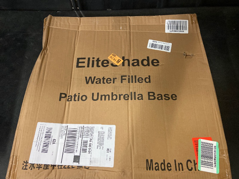 Photo 1 of EliteShade Umbrella Base Water Filled Stand Market Patio Outdoor Heavy Duty Umbrella Holder(Black)