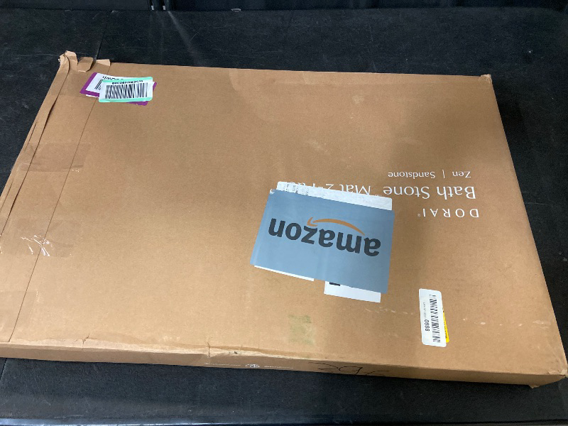 Photo 1 of Dorai Home Bath Stone Mat 23.6"x15.4"| Luxury Diatomite Stone Bath Mat |Quickly Removes Water | Non-Slip, Quick-Dry Stone Bath Mat for Bathroom | Zen Sandstone - 2 Pack