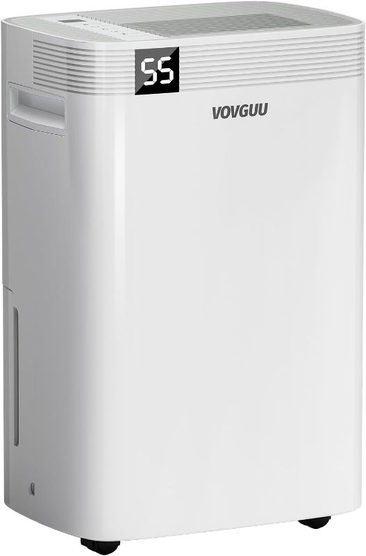 Photo 1 of 52 Pints Dehumidifier for Basement and Home with Drain Hose & Water Tank, 3 Smart Modes, Humidity Control, Auto Defrost, 24H Timer- 4500 Sq.Ft Energy Star Dehumidifier for Home and Office