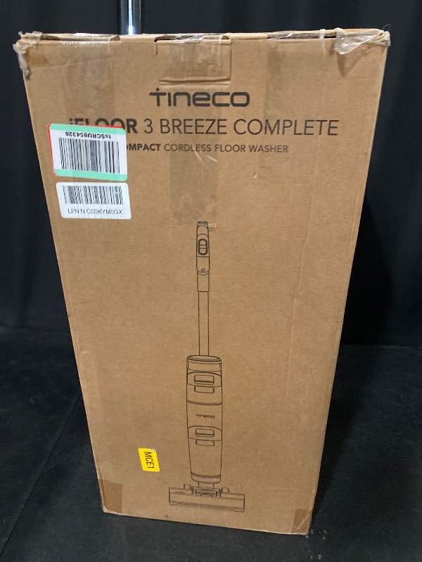 Photo 1 of Tineco iFLOOR 3 Breeze Complete Wet Dry Vacuum Cordless Floor Cleaner and Mop One-Step Cleaning for Hard Floors