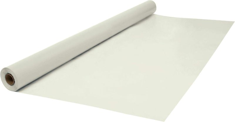 Photo 1 of Table Mate USA Plastic Table Cloth Heavy Duty 40" x100' Banquet Rolls Made in The USA Christmas Thanksgiving Graduation Birthday Parties BBQs