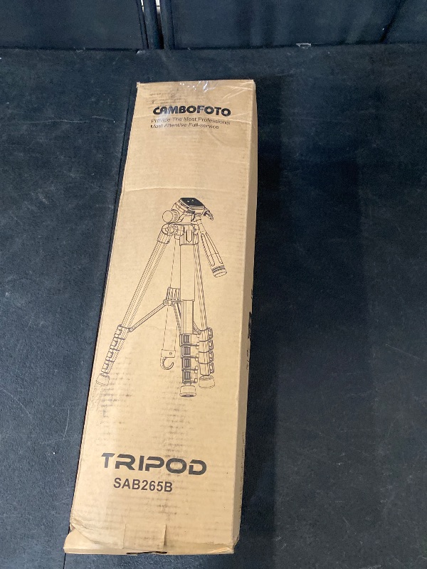 Photo 1 of 73" Camera Tripod and Monopod, Professional Aluminum Tripod Stand for Mirrorless Camera/DSLR/Cell Phone/Camcorder/GoPro, with Phone Holder and Travel Bag (Black)