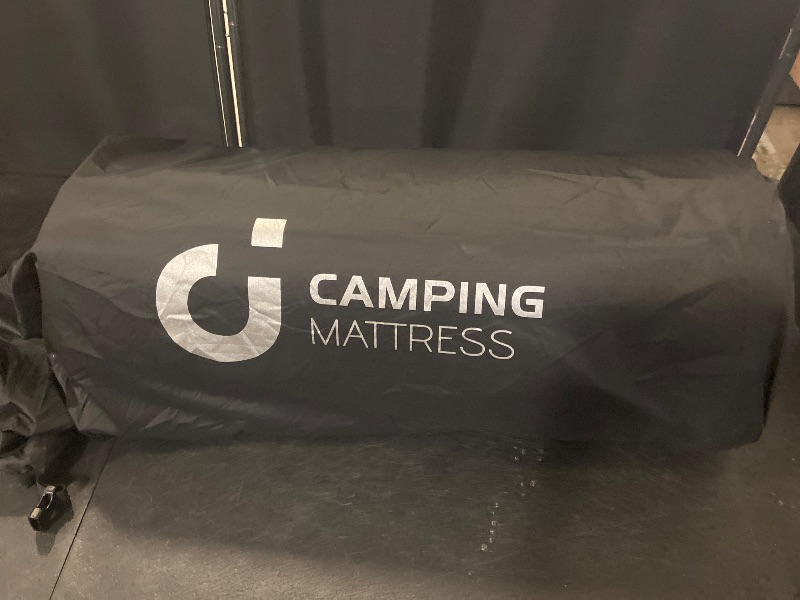 Photo 1 of Self Inflating Sleeping Pad, 4in Ultra-Thick Foam Camping Single Mattress with Air Pump Sack, Sleeping Mats for Adults Inflatable Camping Pad Mattress, Cot Bed, Travel, Car, Tent, Home, Black