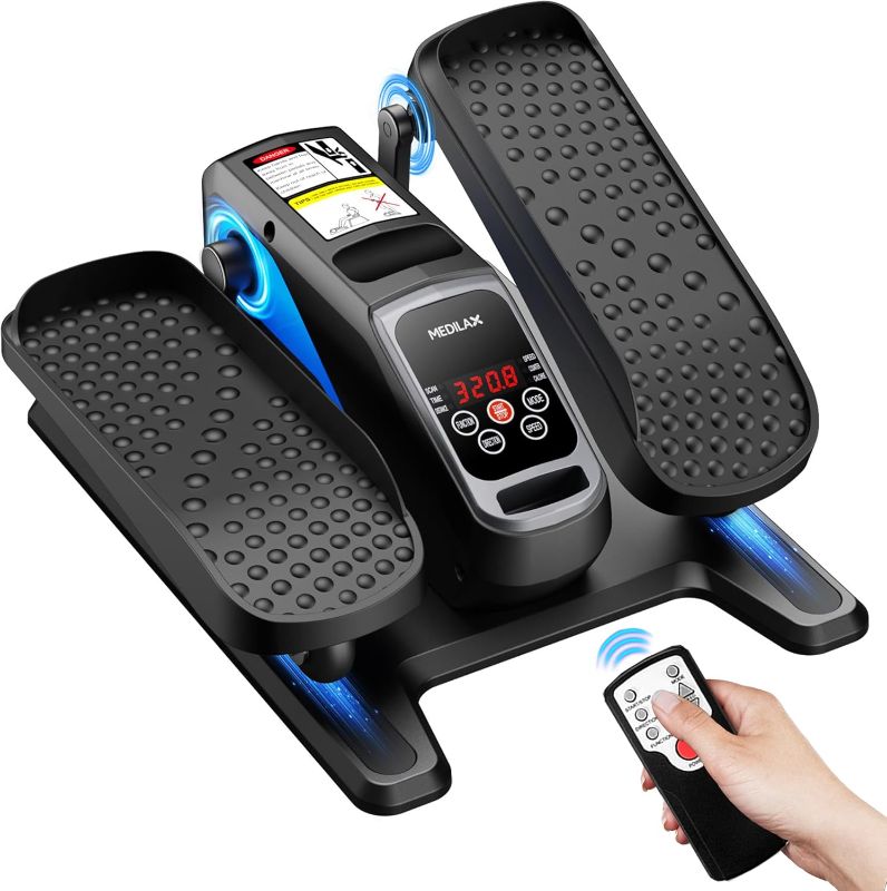 Photo 1 of Under Desk Elliptical Machine, Pedal Exerciser with Remoter, 12 Manual Adjustable Speed &3 Automatic Speed,Leg Exerciser While Sitting for Seniors,Adults,Home,Office