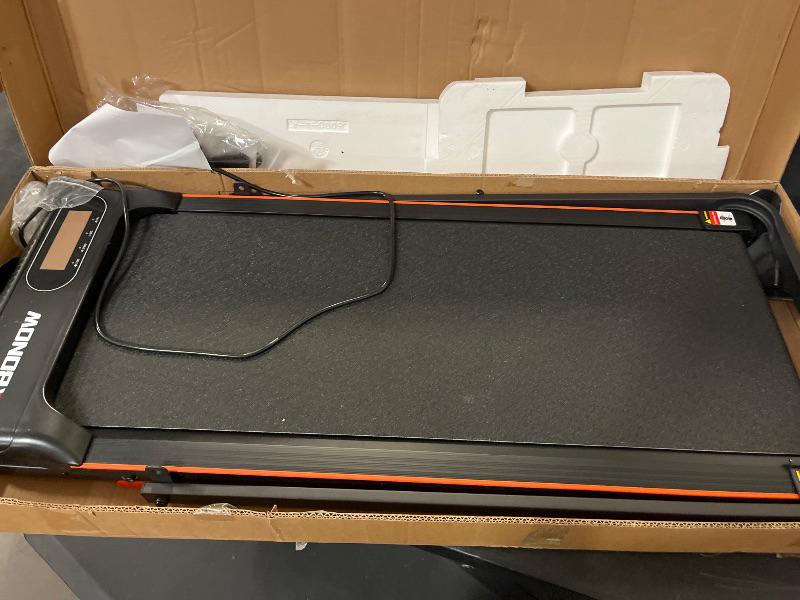 Photo 1 of Walking Pad, Under Desk Treadmill with Incline for Home Office 2.5HP Portable Walking Treadmill with 265 Lbs Weight Capacity Walking Machine, Remote Control, LED Display