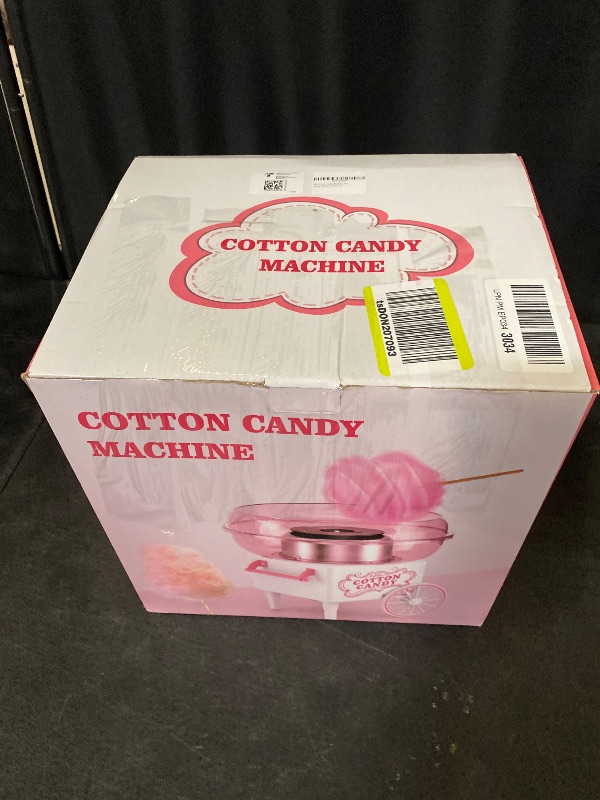 Photo 1 of Cotton Candy Machine, Mini Cotton Candy Maker Machine for Kids with Sugar Scoop, Easy & Safe to Use, Pink Vintage Portable Candy Floss Maker for Birthday, Home, Party Gatherings, Christmas Gift