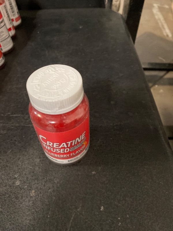 Photo 1 of Creatine Monohydrate Gummies for Men & Women - Creatine Pre-Workout Gummies with Taurine & Vitamin B6 B12 for Maximum Strength, Muscle, Energy, Endurance & Focus, Organic, Vegan-60 Count