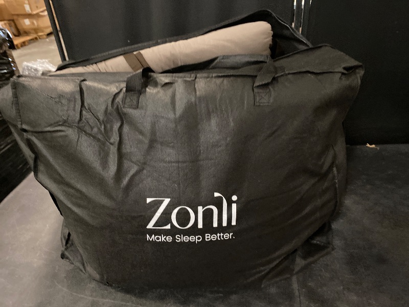 Photo 1 of ZonLi Japanese Floor Mattress Futon Mattress Full Size, Thicken Roll Up Tatami Mat w/ 100% Cotton Washable Cover, Portable & Foldable Floor Bed Mattress for Sleeping, Dormitory, Adult Kids, Coffee