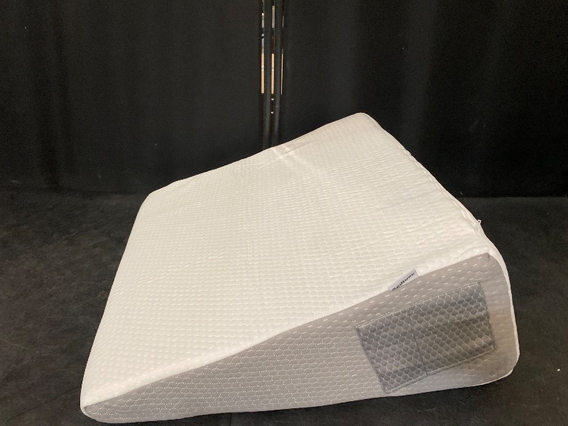 Photo 1 of Kolbs Bed Wedge Pillow Chic Jacquard Cover for Sleeping and Acid Reflux, Heartburn (Standard Width 7.5" Height)