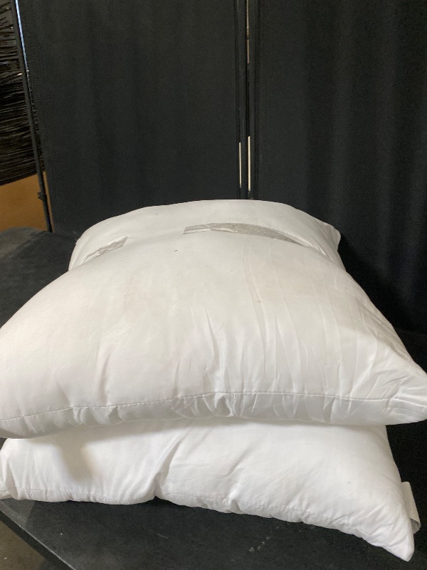 Photo 1 of Utopia Bedding Throw Pillows Insert (Pack of 2, White) - 18 x 18 Inches Bed and Couch Pillows - Indoor Decorative Pillow