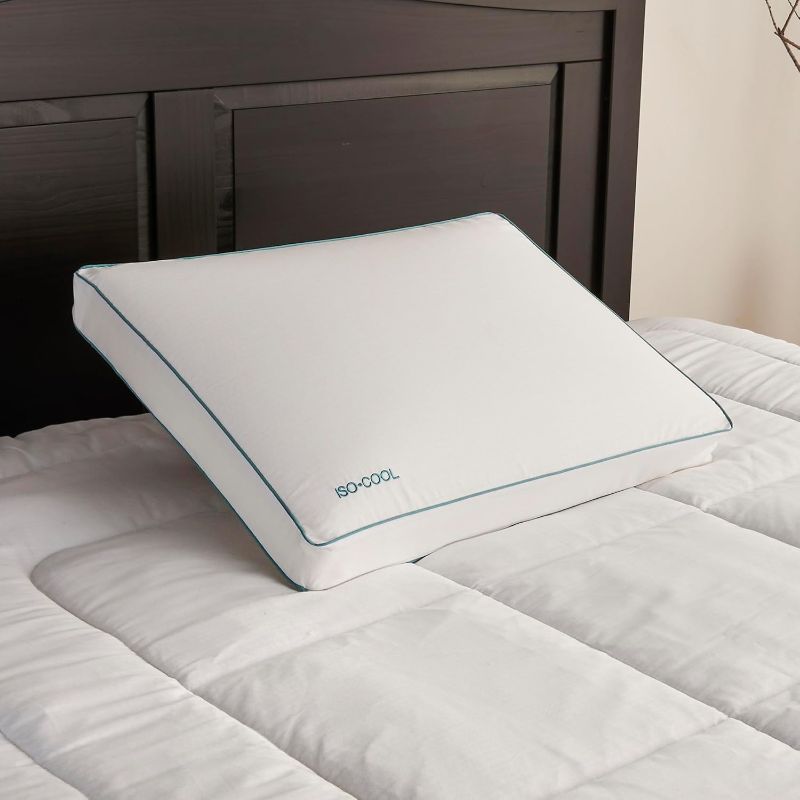 Photo 1 of SleepBetter Iso-Cool Foam Pillow, 1 Count (Pack of 1), Serene Side Sleeper