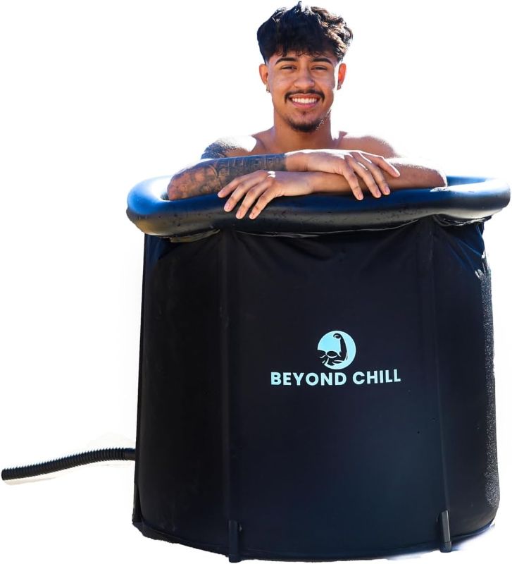 Photo 1 of Portable 5-Layer Inflatable Ice Bath Tub With Cover - Perfect For Muscle Recovery For Athletes - Large 95 Gallon Plunge Tub For Cold Water Therapy Training