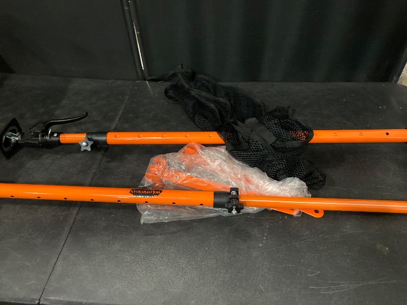 Photo 1 of HOLOTHURIAN Adjustable Cargo Bars for Pickup Truck Bed Cargo Bars for SUVs, Trailers, Vans, Adjustable from 40" to 70", Comes with Premium Cargo Net Organizer and Divider Bar, 2-Pack