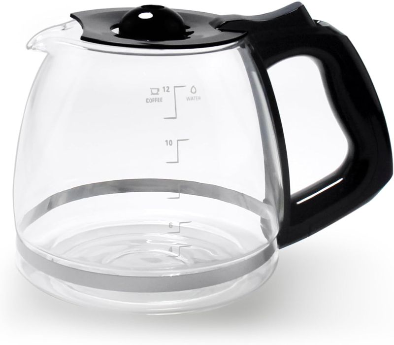 Photo 1 of 12-Cup Replacement Carafe Compatible with Black and Decker Coffee Maker Model# CM1160B, CM1160W