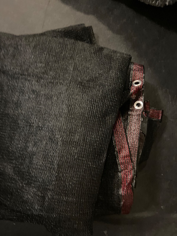 Photo 1 of 40% Shade Cloth, 6.5x10FT Black Heavy Duty Mesh Screen Tarp with Grommets for Patio, Canopy, Garden, Porch, Greenhouse, Pools, Garage