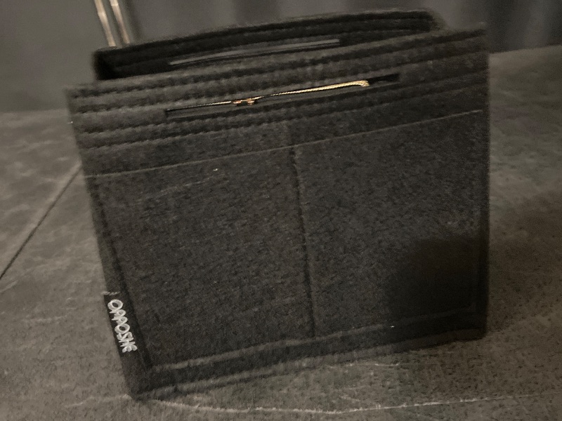 Photo 1 of Purse Organizer Insert For Handbags, Silky Touching Bag Organizer Insert With Bottle Holder, Perfect for Speedy, Neverfull, Tote,ONTHEGO,Artsy,Handbag and More (Medium,Silky Black)