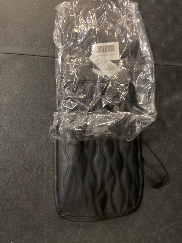 Photo 1 of Amiss Auto Center Console Pad, Universal Waterproof Car Armrest Seat Box Cover, Car Interior Accessories, Leather Auto Armrest Cover Protector for Most Vehicle, SUV, Truck (Black)