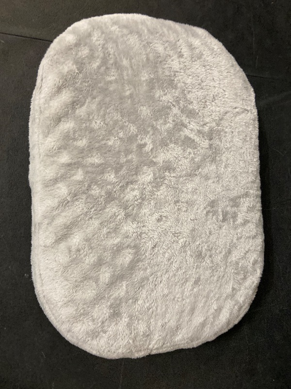 Photo 1 of (21" x 16") inches Grey oval seat cushion