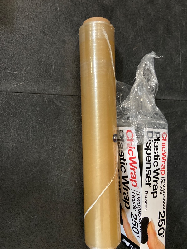 Photo 1 of ChicWrap Professional Grade Plastic Wrap Extra Large Refill Roll - 12 Inch X 750 Feet - For Shiplap Dispenser Only - BPA Free and Kosher Certified - Reduces Waste & Saves Money