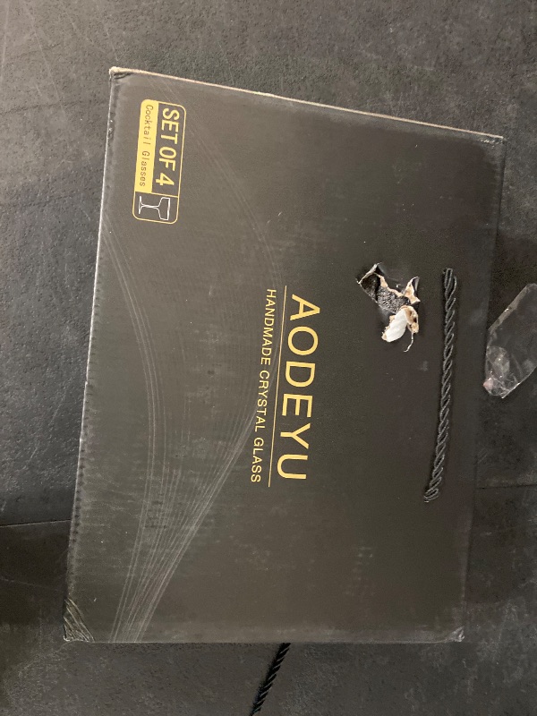 Photo 1 of 4 Pcs Ribbed Coupe Glasses, 10 oz Vintage Coupe Glass Set, Unique Martini Glass, Classic Cocktail Glassware, Bar Drinking Glasses Set Perfect for Cocktail, Wine, Champagne & Gift