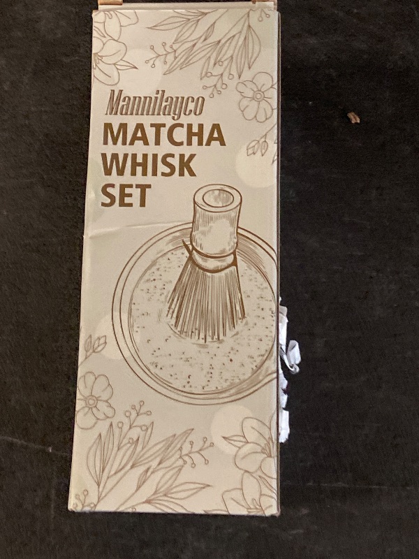 Photo 1 of COANTO Matcha Whisk Set - Includes Sifter Bamboo Whisk (Chasen), Tea Spoon, Spoon Holder, Scoop and Whisk Holder, 6pcs (No Bowl Included)