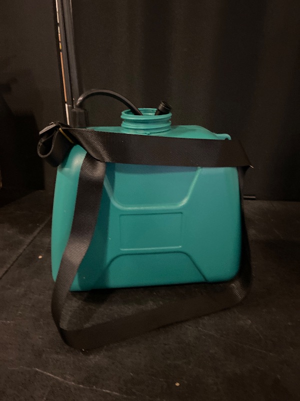 Photo 1 of 2 Gallon Battery-Powered Garden Sprayer, Electric Sprayer with USB Rechargeable Handle, 3 Mist Nozzles, Retractable Wand, Water Pump Sprayers with Adjustable Shoulder Strap for Yard, Lawn, and Garden
