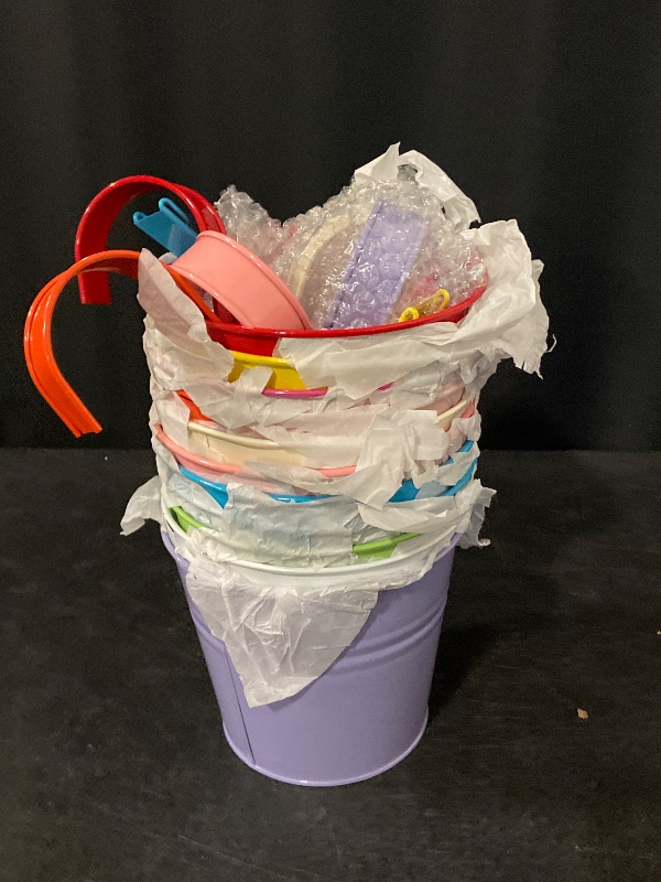 Photo 1 of 12 Pack Balcony Planters Railing Hanging, Colorful Railing Planter 5.2 Inches Plant Pots with Drainage Holes Hanging Plant Holder Indoor Hanging Planters