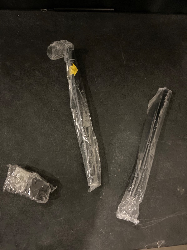 Photo 1 of Closet Rod, 17 to 39 Inch Heavy Duty Adjustable Metal Clothing Rack for Hanging Clothes, Closet Poles for Wardrobes, Laundry, Durable Steel, Black