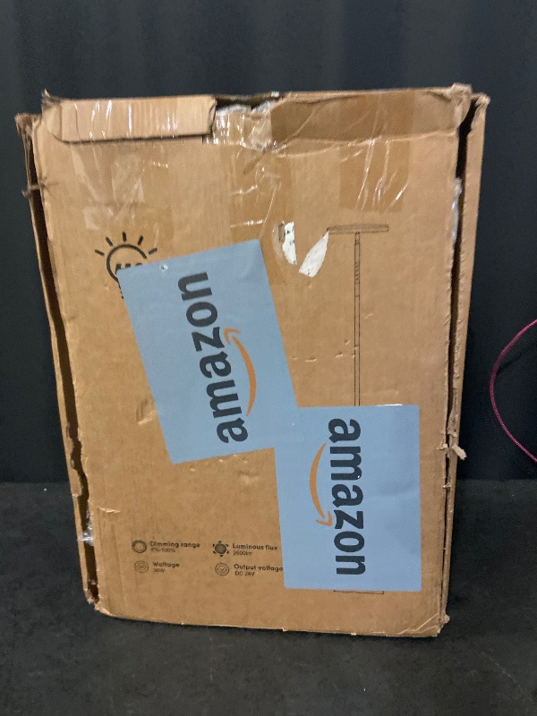 Photo 1 of Floor Lamp, Upgraded 42W 4000LM Super Bright LED Floor Lamp for Living Room Bedroom, Dimmable Standing Reading Floor Lamps with Remote & Touch Control