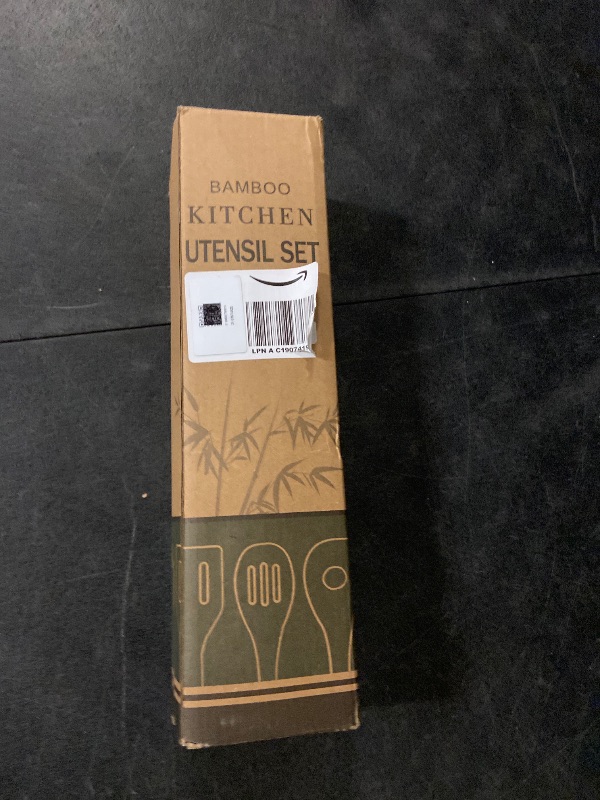 Photo 1 of Golden Kitchen Decor Accessories Wooden Spoons for Cooking -Golden Merchandise for Friends, Bamboo Utensils Gifts for Women, Birthday & House Warming Gift for Friend,7pcs