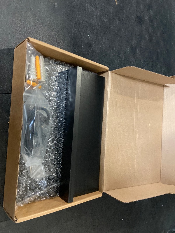 Photo 1 of 9.8”W x 6.7”H x 4.2”D) - Key Holder for Wall, Decorative Key and Mail Holder with Shelf Has Large Hooks for Bags, Coats, Umbrella – Paulownia Wood Key Hanger with Mounting Hardware