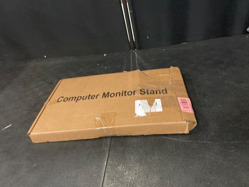 Photo 1 of HUANUO Monitor Stand, Monitor Stand Riser 3 Height Adjustable, Monitor Riser with Airflow Vents, Laptop Stand for Desk, Laptop Riser, Desk Organizer for Monitor, 15.6" Laptop, PC, Printer