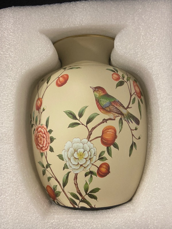 Photo 1 of Ceramic Flower Vase, Vintage Home Decor Vases, Farmhouse Decorative Vases for Table, Shelf Bookshelf, Mantel, Entryway, and Centerpieces