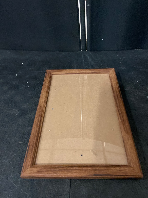 Photo 1 of 9x12 Wood Frame Brown, Rustic Natural Wooden 12x9in Poster Picture Frame, Distressed 9 x 12inch Woodgrain Gallery Photo Frame with HD Plexiglass, Horizontal Vertical Wall Mounting Display 1pcs