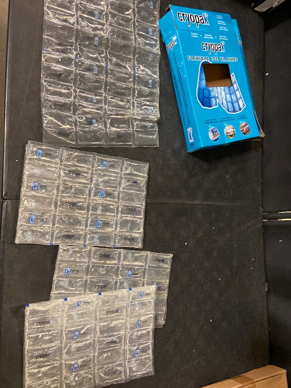 Photo 1 of Cryopak Flexible Ice Blanket Sheet, 16.75" x 12" (Pack of 4)