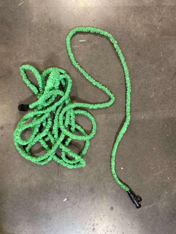 Photo 1 of FANPING Scalable Garden Hose Set, Health, Plastic Materials, Magical High Preure Telescopic Water Pipe, Gun Nozzle Spray, Multi-Function Water Spray Gun, Garden Waterwash Car Wash, Green, Size: 7.5 Meter (Size : 45 Meters