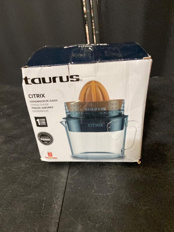 Photo 1 of Citrus Juicer with 2 Interchangeable Cones, Premium Glass Container, Easy-to-Clean, Compact Design, Perfect for Limes, Oranges, and Lemons - Durable, Hygienic, and Versatile for Everyday Use