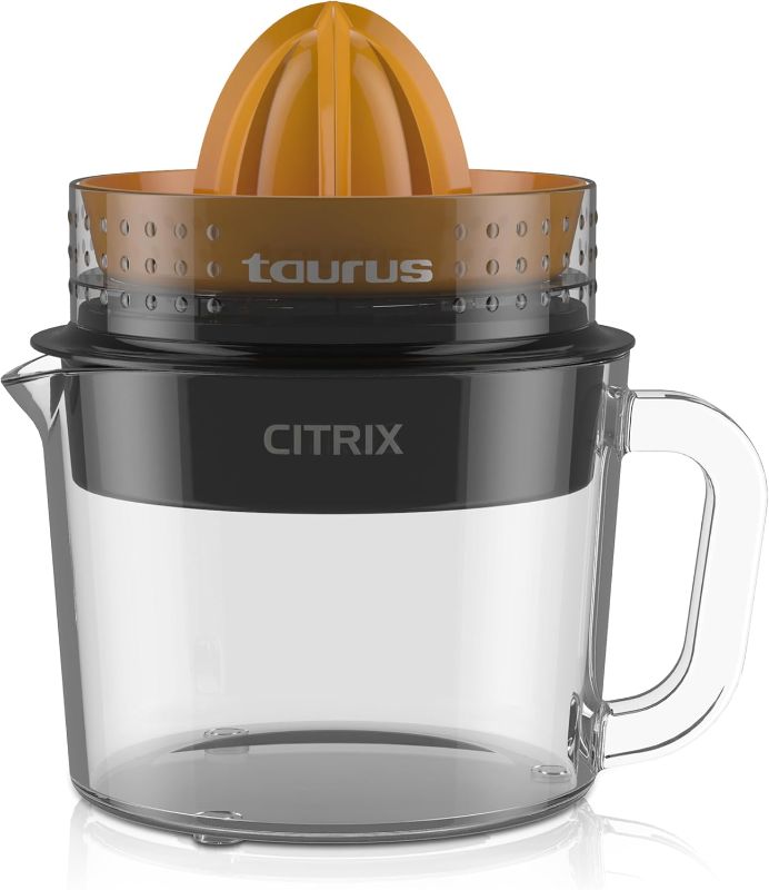 Photo 1 of Citrus Juicer with 2 Interchangeable Cones, Premium Glass Container, Easy-to-Clean, Compact Design, Perfect for Limes, Oranges, and Lemons - Durable, Hygienic, and Versatile for Everyday Use