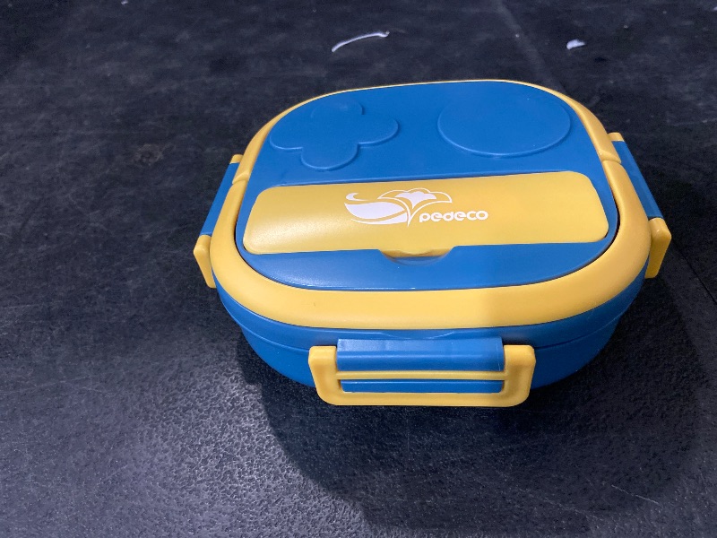 Photo 1 of Bento Box for Kids Stainless Steel - 3-Compartment - Complete Lunch Set with Portable Utensil - Ideal for Children Under 10 Years Old - Dishwasher Safe & BPA-Free(Pink)