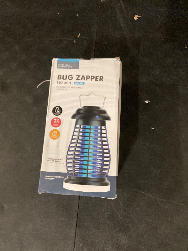 Photo 1 of Bug Zapper Outdoor & Indoor Cordless Mosquito Zappers with Rechargeable 4800mAh Battery & Camping Light Electric Fly Trap for Patio, Kitchen, Backyard and Garden Portable Gnat Killer