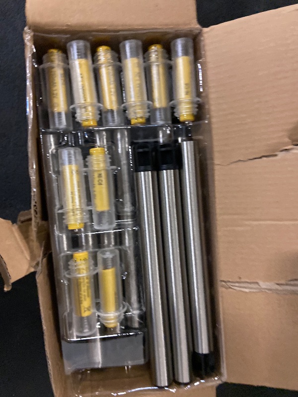 Photo 1 of DenicMic Solar Lights Outdoor 10 Pack Waterproof 3000K Warm White LED Acrylic lamp Head Stainless Steel Stake for Landscape Lighting Path Walkway Sidewalk Backyard Patio Christmas Decor