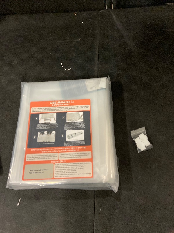 Photo 1 of (Twin/Twin-XL) Vacuum Mattress Bag for Memory Foam and Latex - Sealed for Easy Movement, Transport and Storage