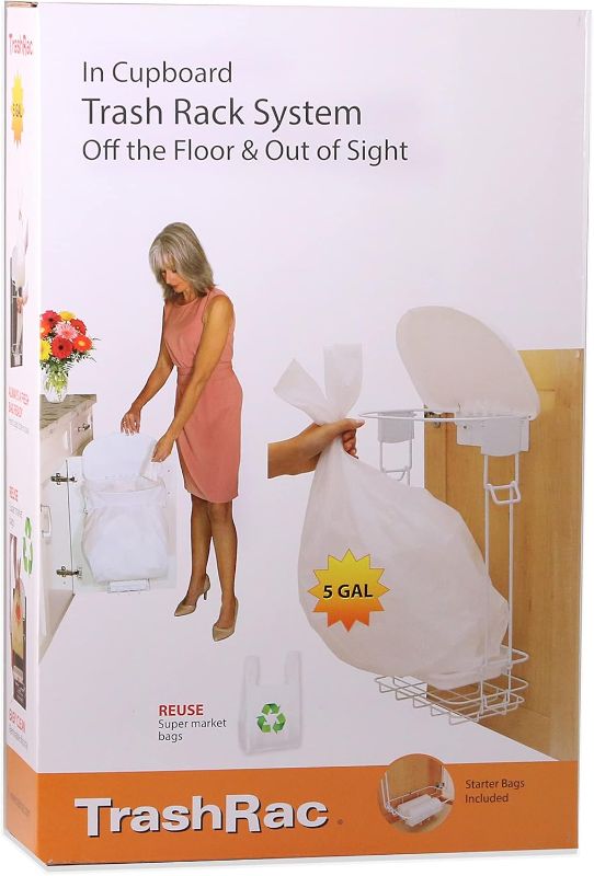 Photo 1 of 82215, 5 Gallon Trash Rack Frame System (13-1/4" W x 8"D x 18-1/2"H)